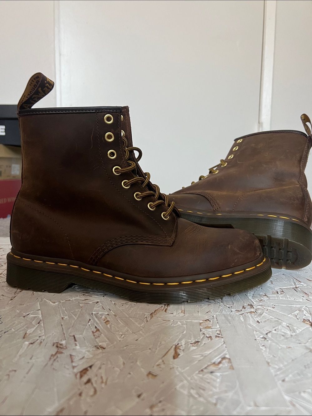 Dr. Martens Brown Leather Wild horse